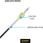 New Archery Products Quikfletch 2" Twister 4 - Forza Sports