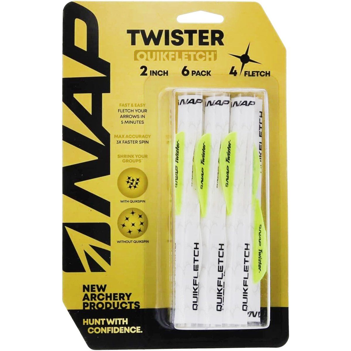 New Archery Products Quikfletch 2" Twister 4 - Forza Sports