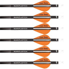 New Archery Products Quikfletch 2" Twister Black Tube - Forza Sports