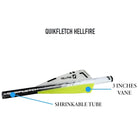 New Archery Products Quikfletch Hellfire 3" - Forza Sports