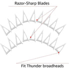 New Archery Products Thunderhead Replacement Blades - Forza Sports