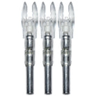 Nockturnal Fit Universal Size Strobing Blue and Green Lighted Nock 3 - Pack - Forza Sports