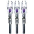 Nockturnal Fit Universal Size Strobing Red and Blue Lighted Nock 3 - Pack - Forza Sports