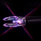 Nockturnal Fit Universal Size Strobing Red and Blue Lighted Nock 3 - Pack - Forza Sports