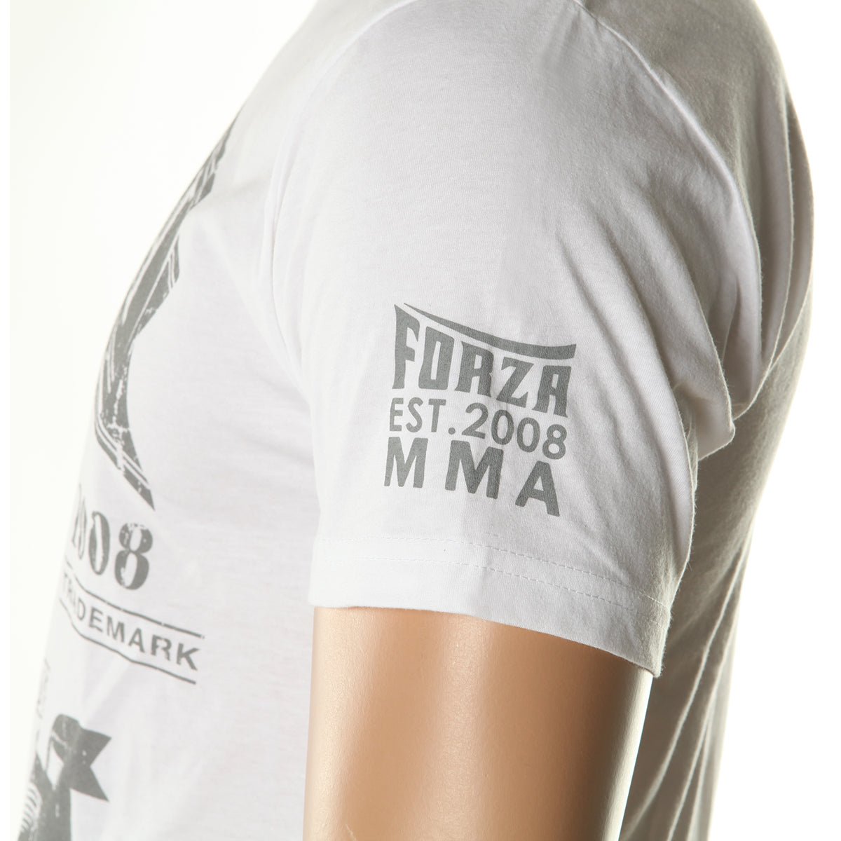 फोर्ज़ा स्पोर्ट्स "ऑरिजिन्स" एमएमए टी-शर्ट - सफ़ेद - फोर्ज़ा स्पोर्ट्स