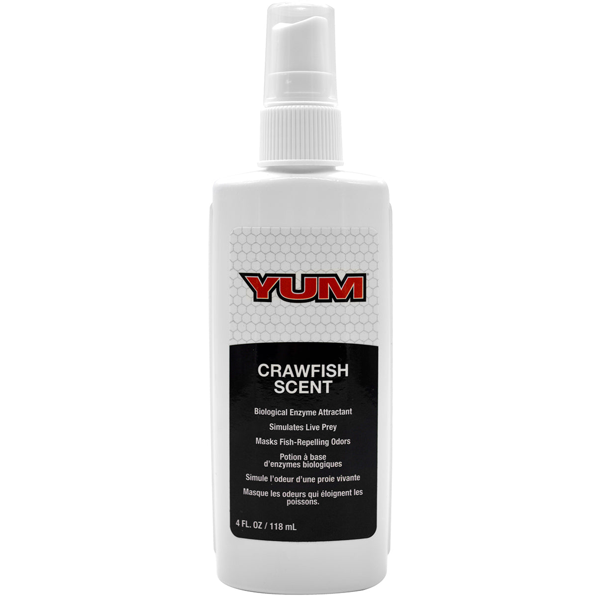 YUM Baits Crawfish Scent 4 oz. Biological Enzyme Attractant Spray YUM Baits