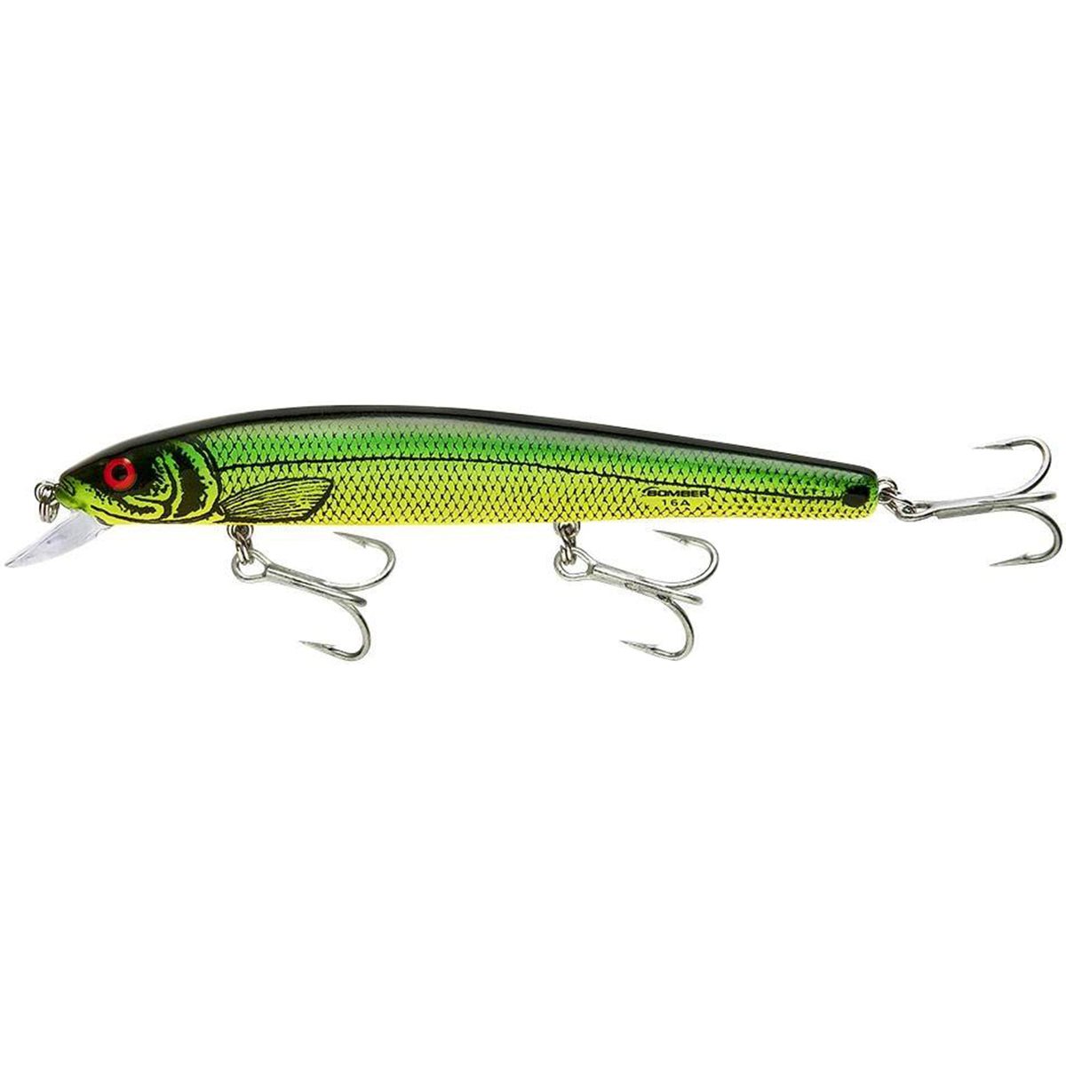bomber saltwater fishing lures Bomber Heavy Duty Long A Jerkbait Fire River Minnow