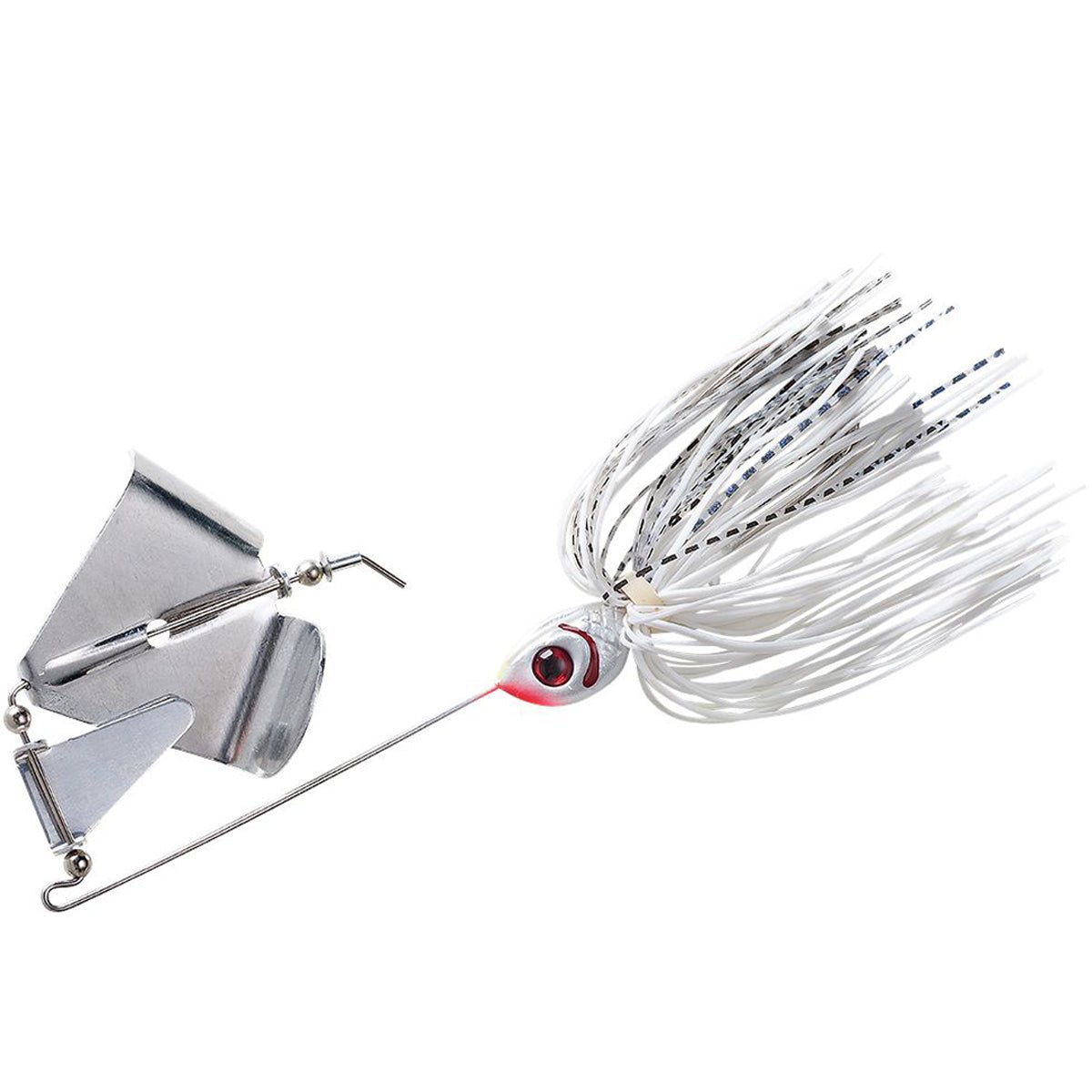 Booyah Buzz Bait 1/4 oz. Fishing Lure - Snow White Shad - Forza Sports