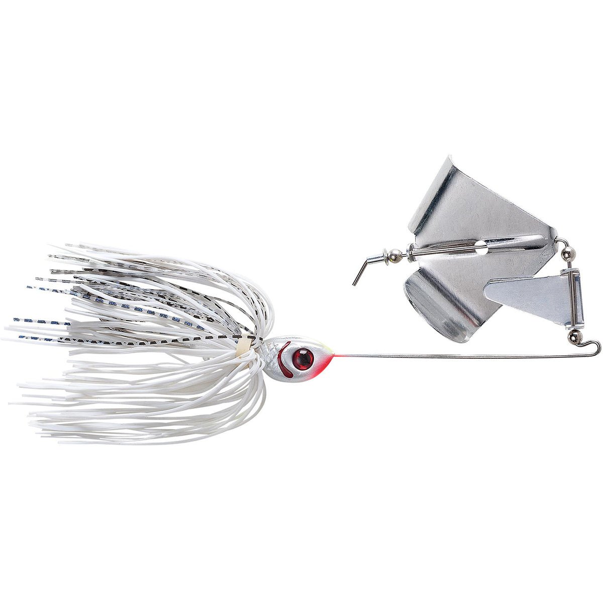 Booyah Buzz Bait 3/8 oz. Fishing Lure - Snow White Shad - Forza Sports