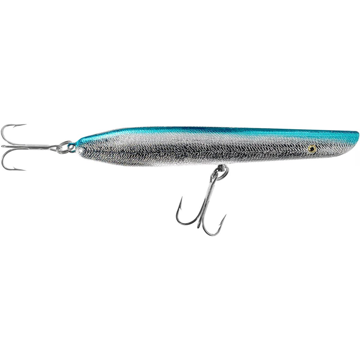 Cotton Cordell 6" Pencil Popper 1 oz Fishing Lure - Chrome/Blue Back - Forza Sports