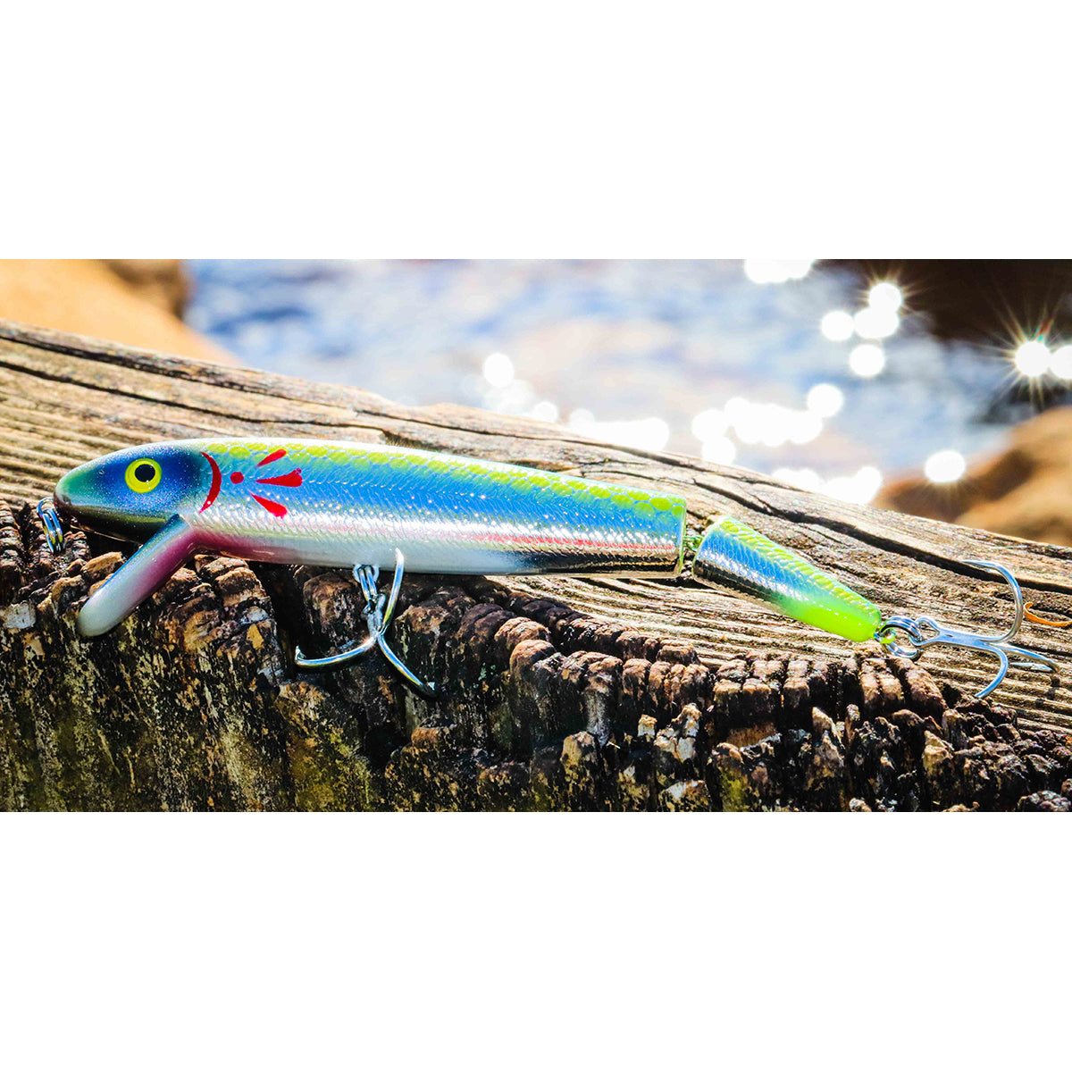 cordell red fin fishing lure Cotton Cordell Jointed Red Fin Smoky Joe