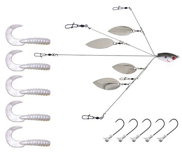 YUM Baits YUMbrella Flash Mob Jr. 5 - Wire Fishing Lure - Tennessee Special - Forza Sports