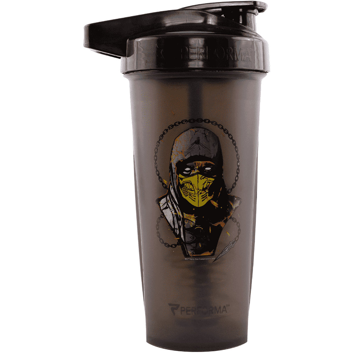 Performa Activ 28 oz. Shaker Cup Gym Bottle - Beastmode, Black