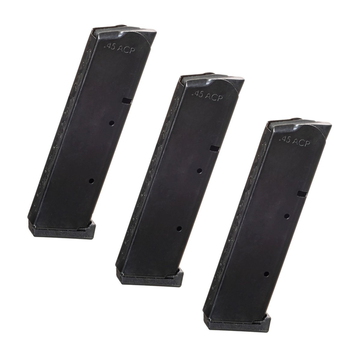 ProMag (3 Pack) Colt 1911 Government Model .45 ACP, 8 - Round Magazine COL 30 Black Nitrite - Forza Sports