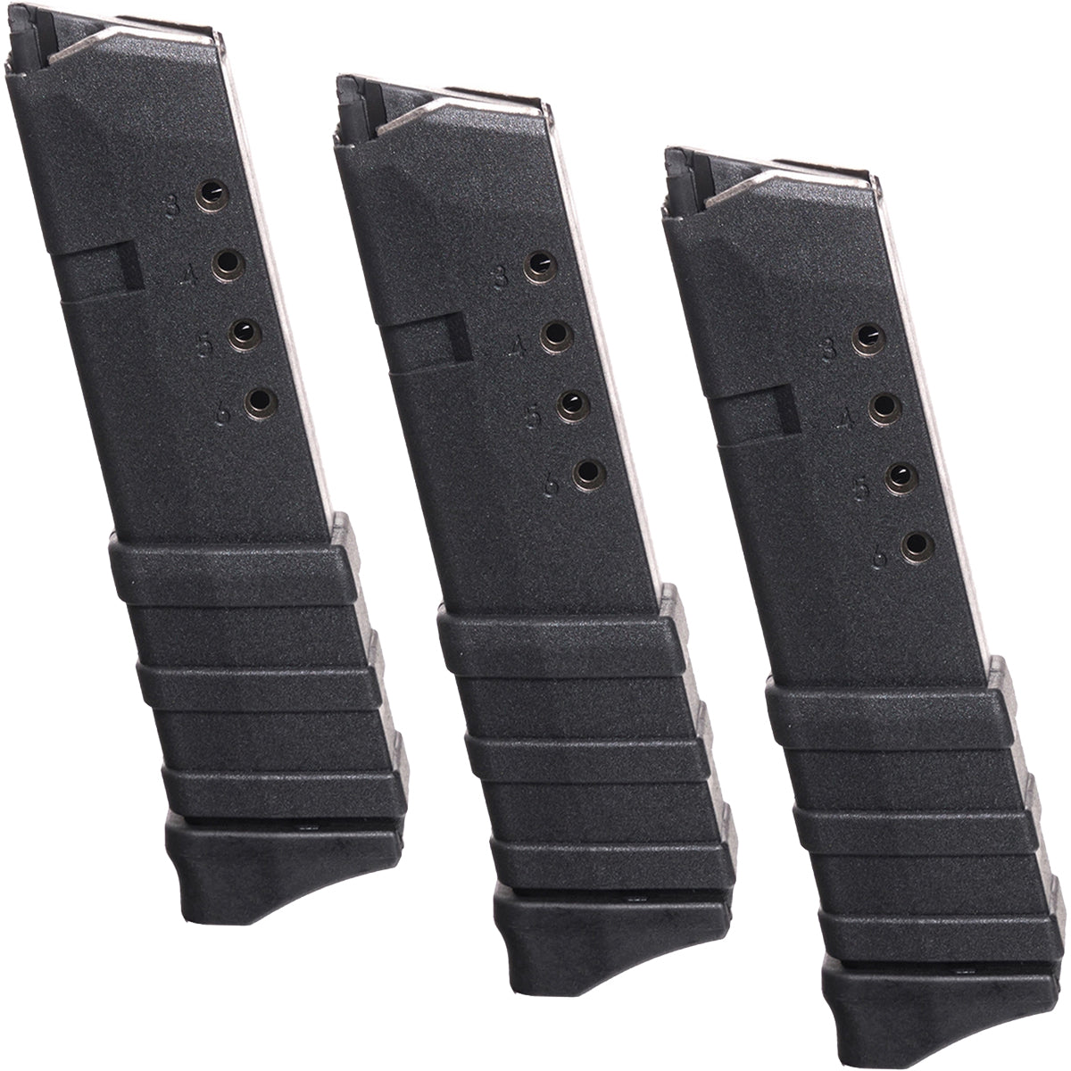 Typical Magazine Size Rounds ProMag (3 Pack ) 10-Round Magazine for GLOCK Model 43 G43 9mm, GLK 13 ...