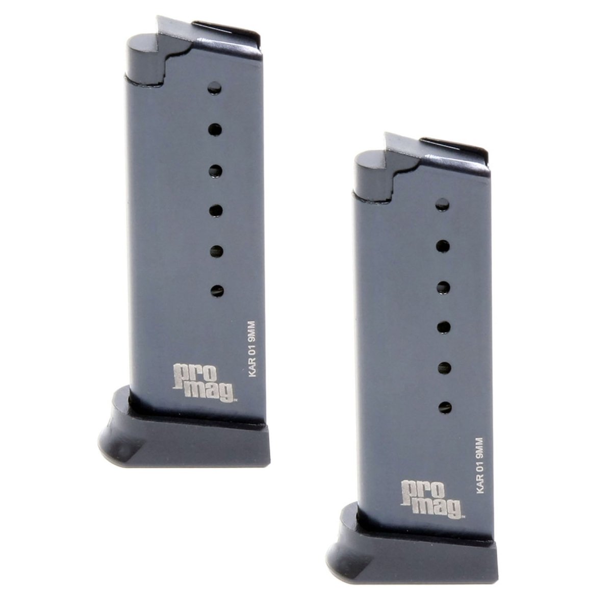 ProMag (2 pack) Kahr K9, P9, E9, 9mm, 7 - Round Magazine, KAR 01, Blue Steel - Forza Sports