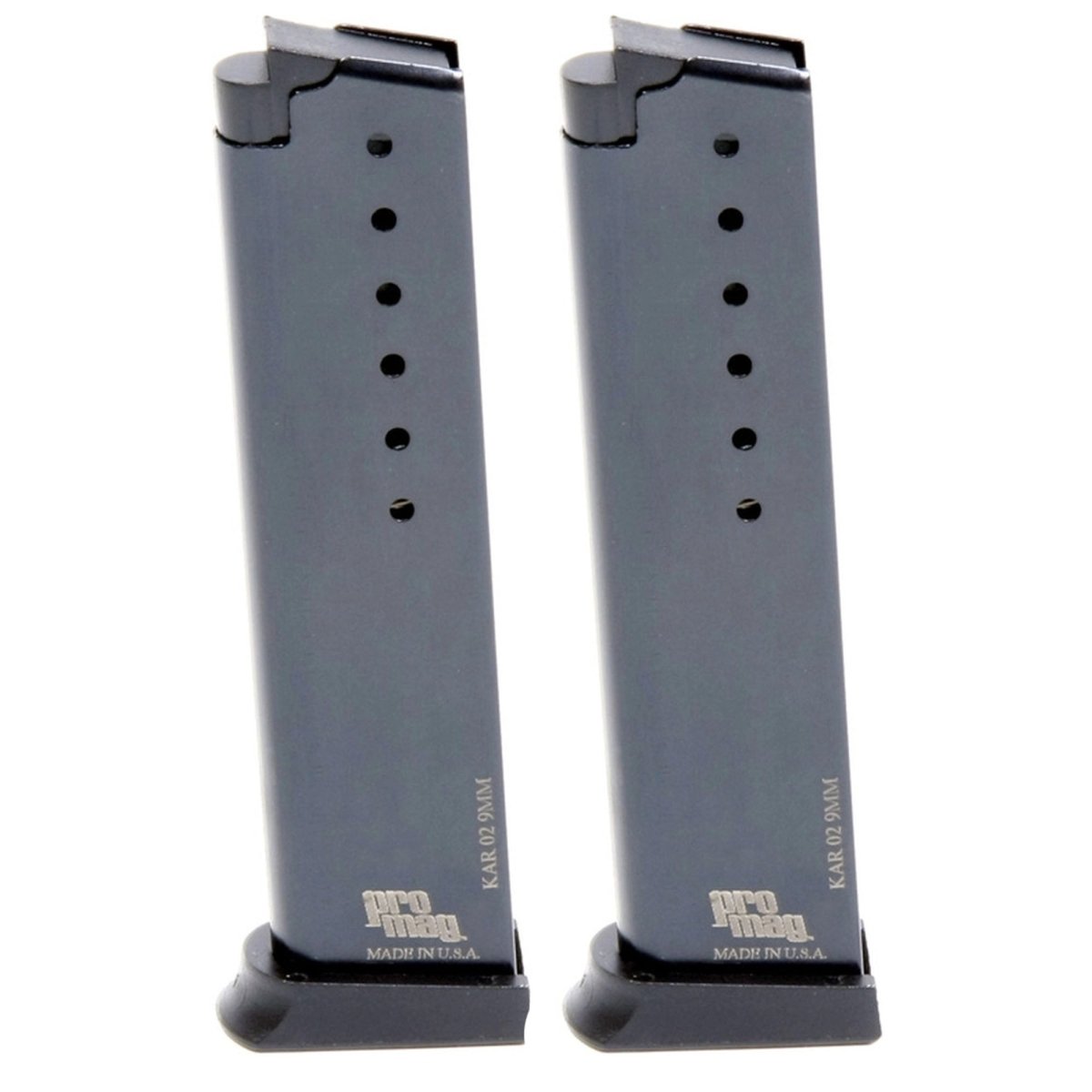 ProMag (2 pack) Kahr K9, P9, E9, 9mm, 10 - Round Magazine, KAR 02, Blue Steel - Forza Sports