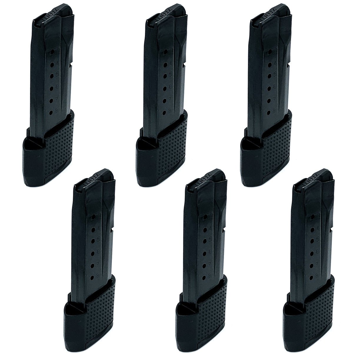 ProMag (6 Pack) Smith & Wesson Shield 9mm, 10 - Round Magazine, S&W SMI 28, Steel - Forza Sports