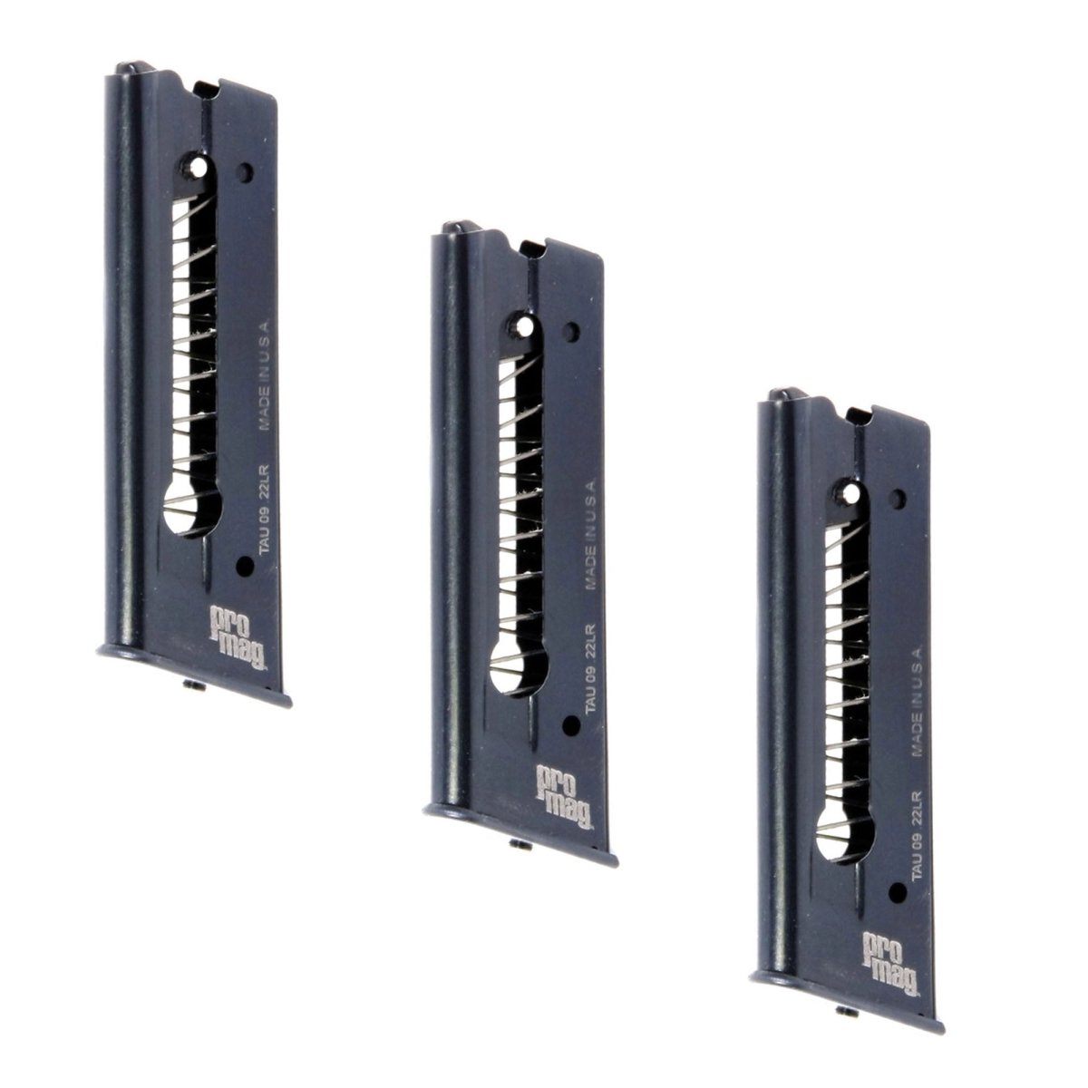 ProMag (3 pack) Taurus PT - 22 .22 LR, 8 - Round Magazine, PT22 TAU 09, Blue Steel - Forza Sports