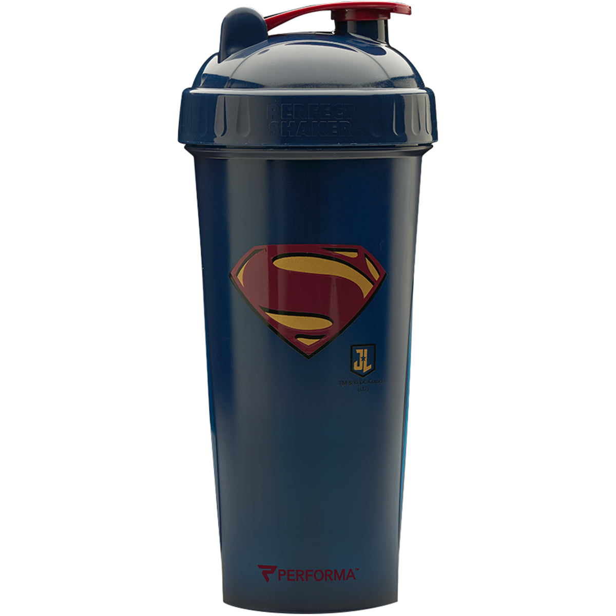 Performa PerfectShaker 28 oz. Justice League Shaker Cup Bottle - Superman PerfectShaker