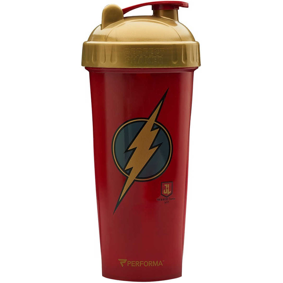 Performa PerfectShaker 28 oz. Justice League Shaker Cup Bottle - The Flash PerfectShaker