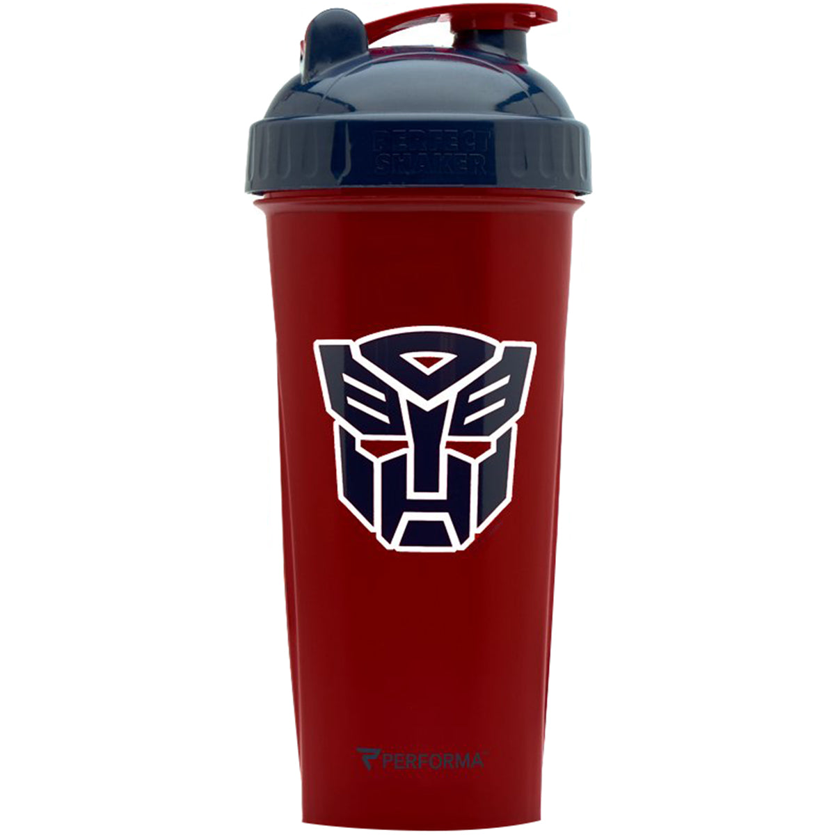 PerfectShaker Performa 28 oz. Transformers Shaker Cup Bottle - Autobot - Red PerfectShaker