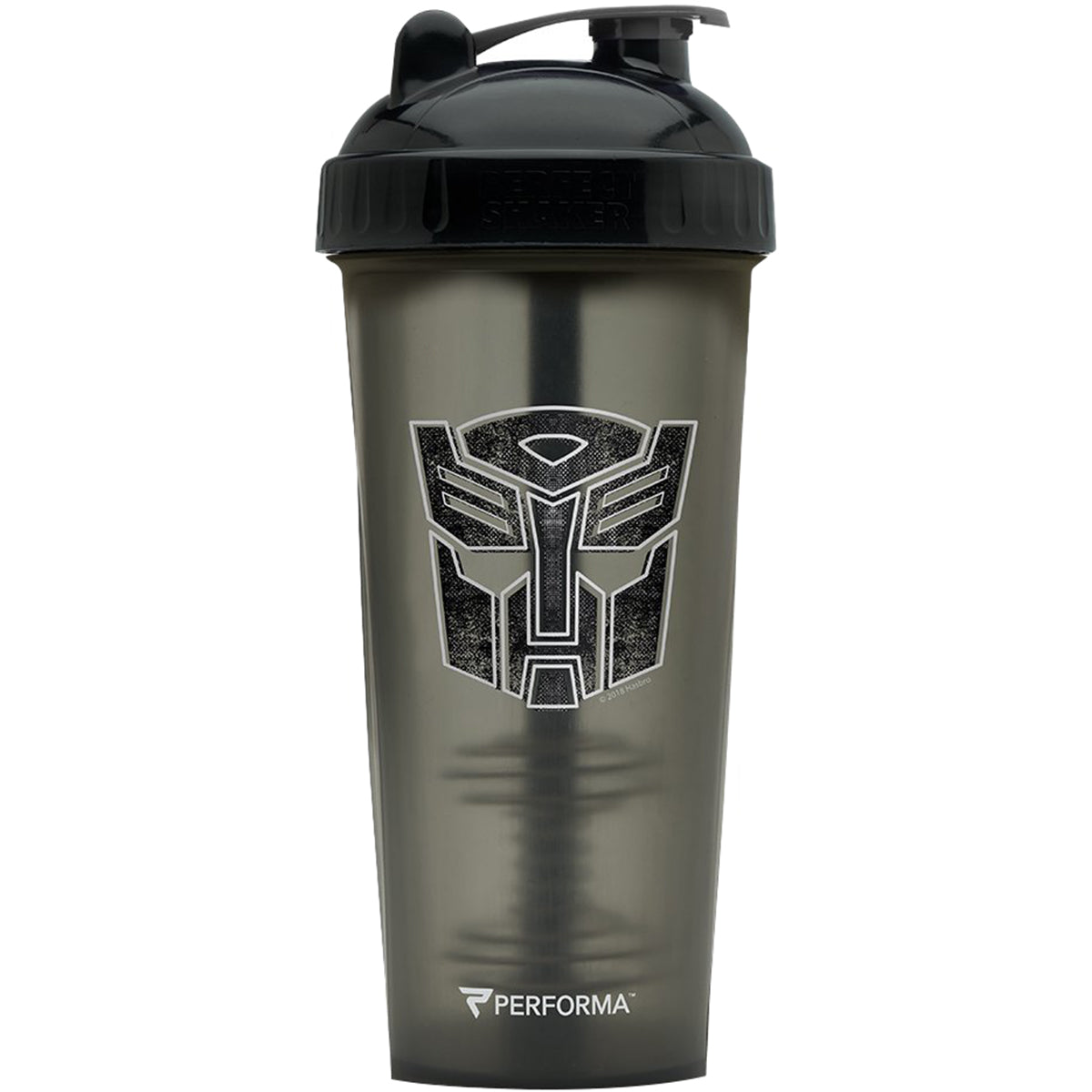 Performa PerfectShaker 28 oz. Transformers Shaker Cup Bottle - Aquabot - Black PerfectShaker