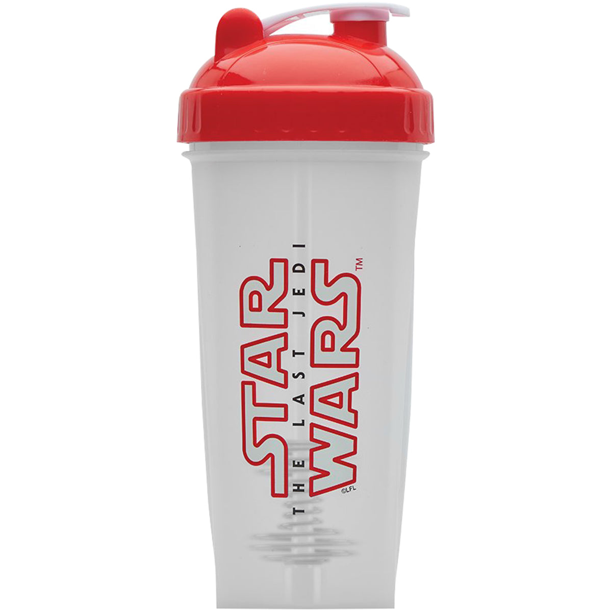 Performa PerfectShaker 28 oz. Star Wars Shaker Cup Bottle, Last Jedi Logo, White PerfectShaker