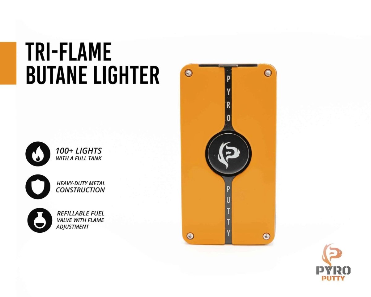 Pyro Putty - Tri - Flame Butane Lighter - Forza Sports