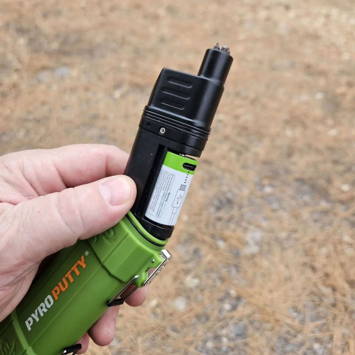 Pyro Putty Trident 3 in One Lighter with Replaceable/Rechargable Battery - Forza Sports