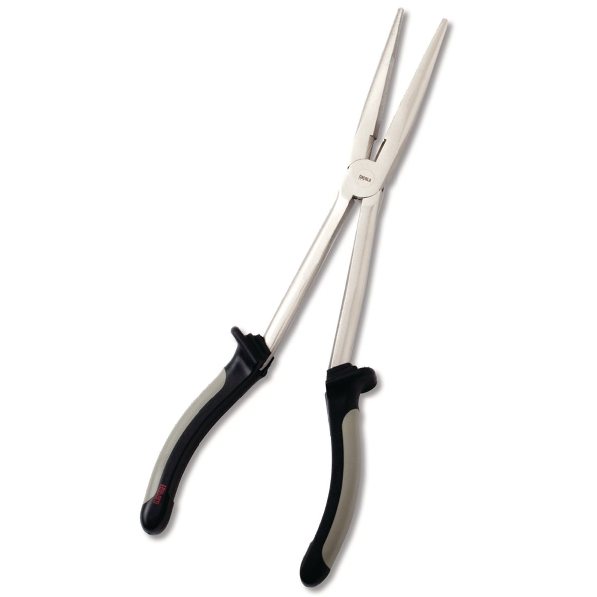 Rapala Salt Angler's Pliers 11", Black/Grey Handle, Nickel Plated Carbon Steel - Forza Sports