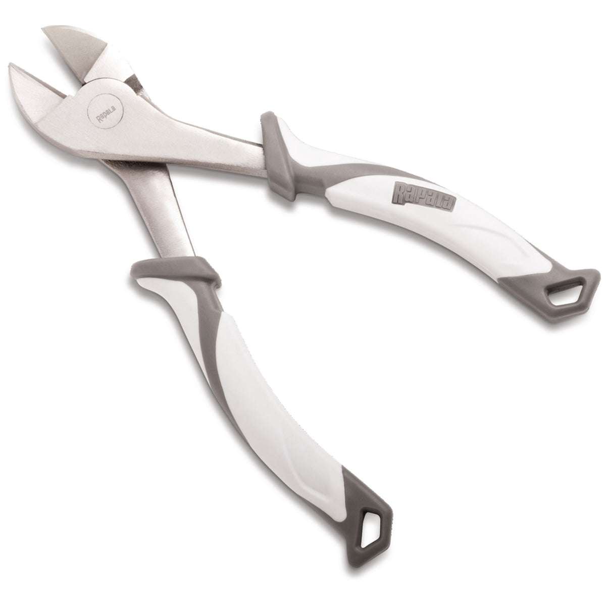 Rapala Salt Angler's Side Cutter 7", White/Grey Handle, Carbon Steel Construction - Forza Sports