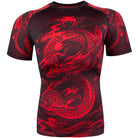 Venum Dragon's Flight Dry Tech Short Sleeve MMA Rashguard - Black/Red - Forza Sports
