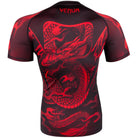 Venum Dragon's Flight Dry Tech Short Sleeve MMA Rashguard - Black/Red - Forza Sports