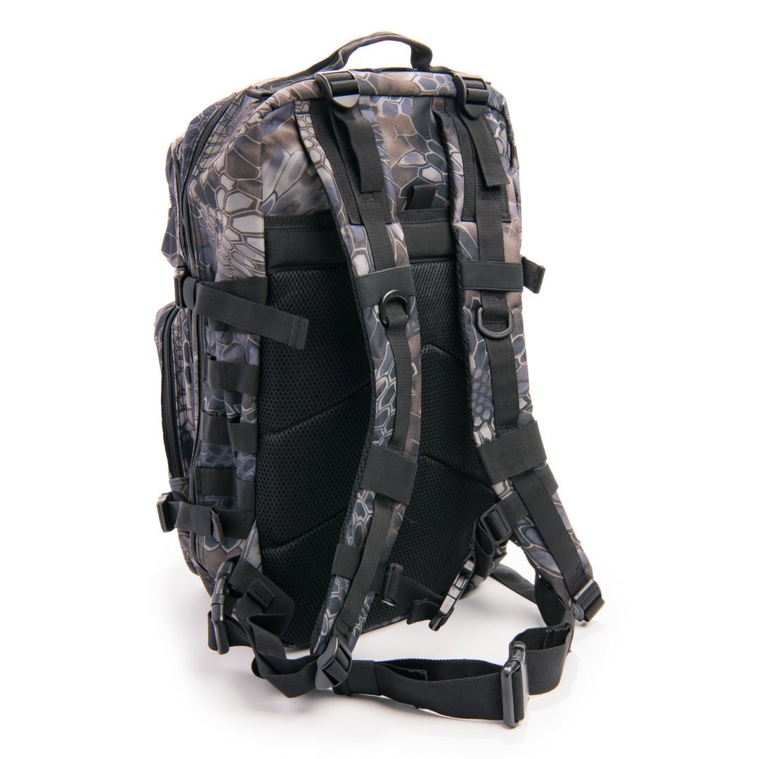 रैटलस्नेक टैक्टिकल लार्ज लेजरकट मोल बैकपैक पिस्टल रिटेंशन सिस्टम के साथ - फोर्ज़ा स्पोर्ट्स