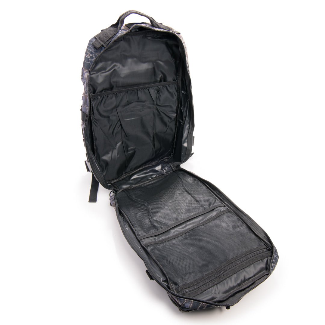 रैटलस्नेक टैक्टिकल लार्ज लेजरकट मोल बैकपैक पिस्टल रिटेंशन सिस्टम के साथ - फोर्ज़ा स्पोर्ट्स