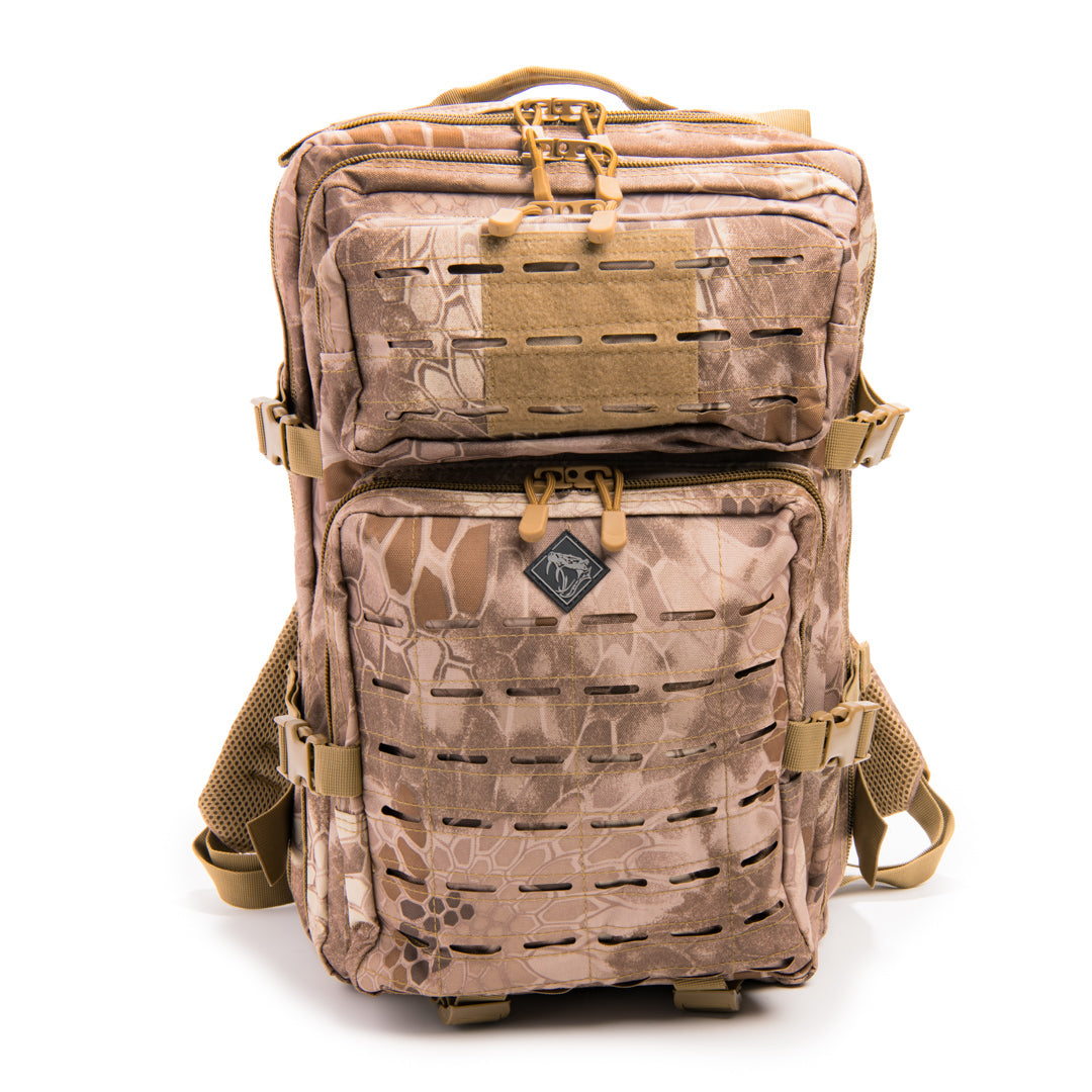Rattlesnake Tactical Large Lasercut MOLLE Backpack with Pistol