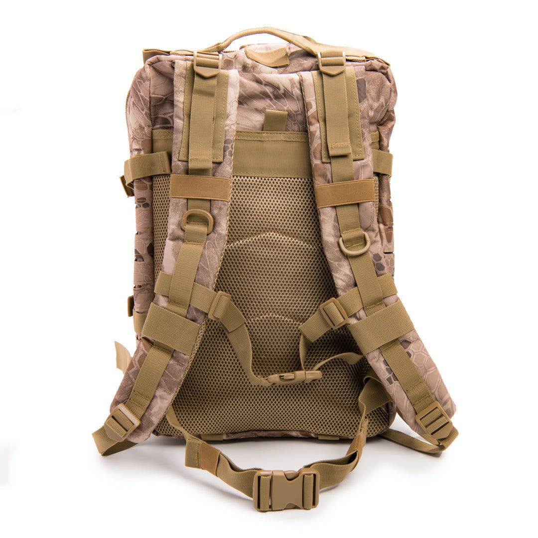 रैटलस्नेक टैक्टिकल लार्ज लेजरकट मोल बैकपैक पिस्टल रिटेंशन सिस्टम के साथ - फोर्ज़ा स्पोर्ट्स