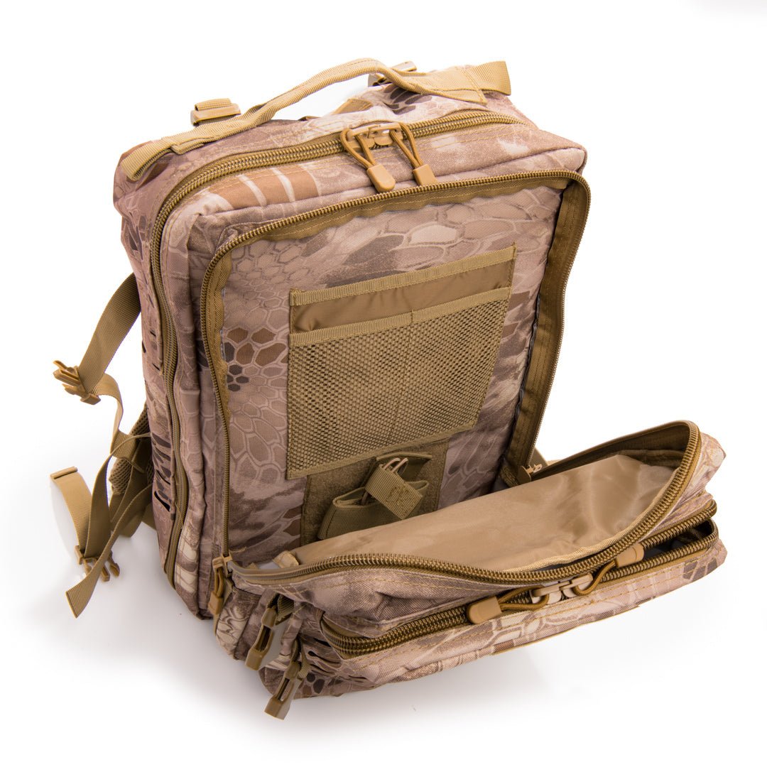 रैटलस्नेक टैक्टिकल लार्ज लेजरकट मोल बैकपैक पिस्टल रिटेंशन सिस्टम के साथ - फोर्ज़ा स्पोर्ट्स