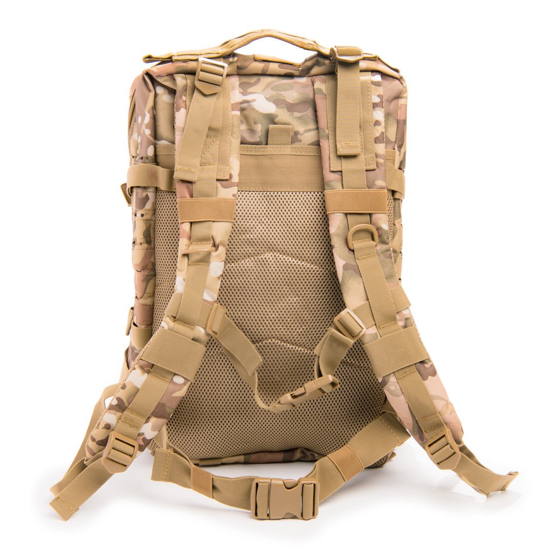 रैटलस्नेक टैक्टिकल लार्ज लेजरकट मोल बैकपैक पिस्टल रिटेंशन सिस्टम के साथ - फोर्ज़ा स्पोर्ट्स