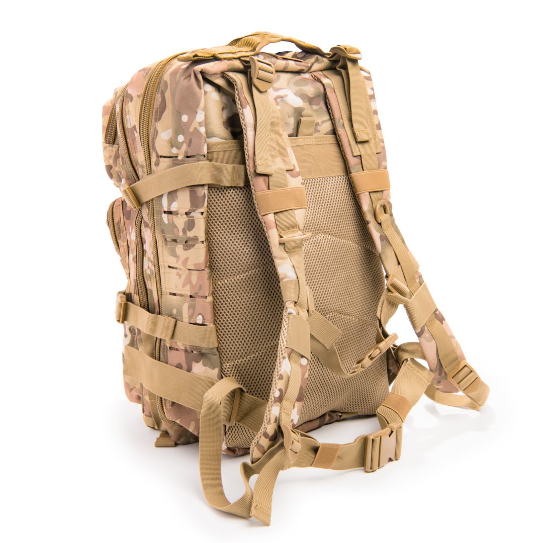 रैटलस्नेक टैक्टिकल लार्ज लेजरकट मोल बैकपैक पिस्टल रिटेंशन सिस्टम के साथ - फोर्ज़ा स्पोर्ट्स