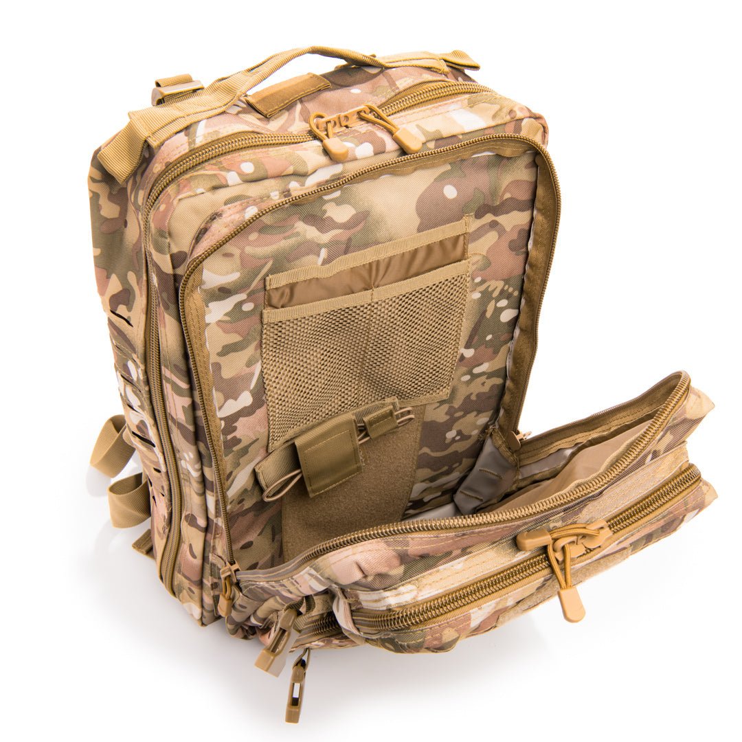 रैटलस्नेक टैक्टिकल लार्ज लेजरकट मोल बैकपैक पिस्टल रिटेंशन सिस्टम के साथ - फोर्ज़ा स्पोर्ट्स