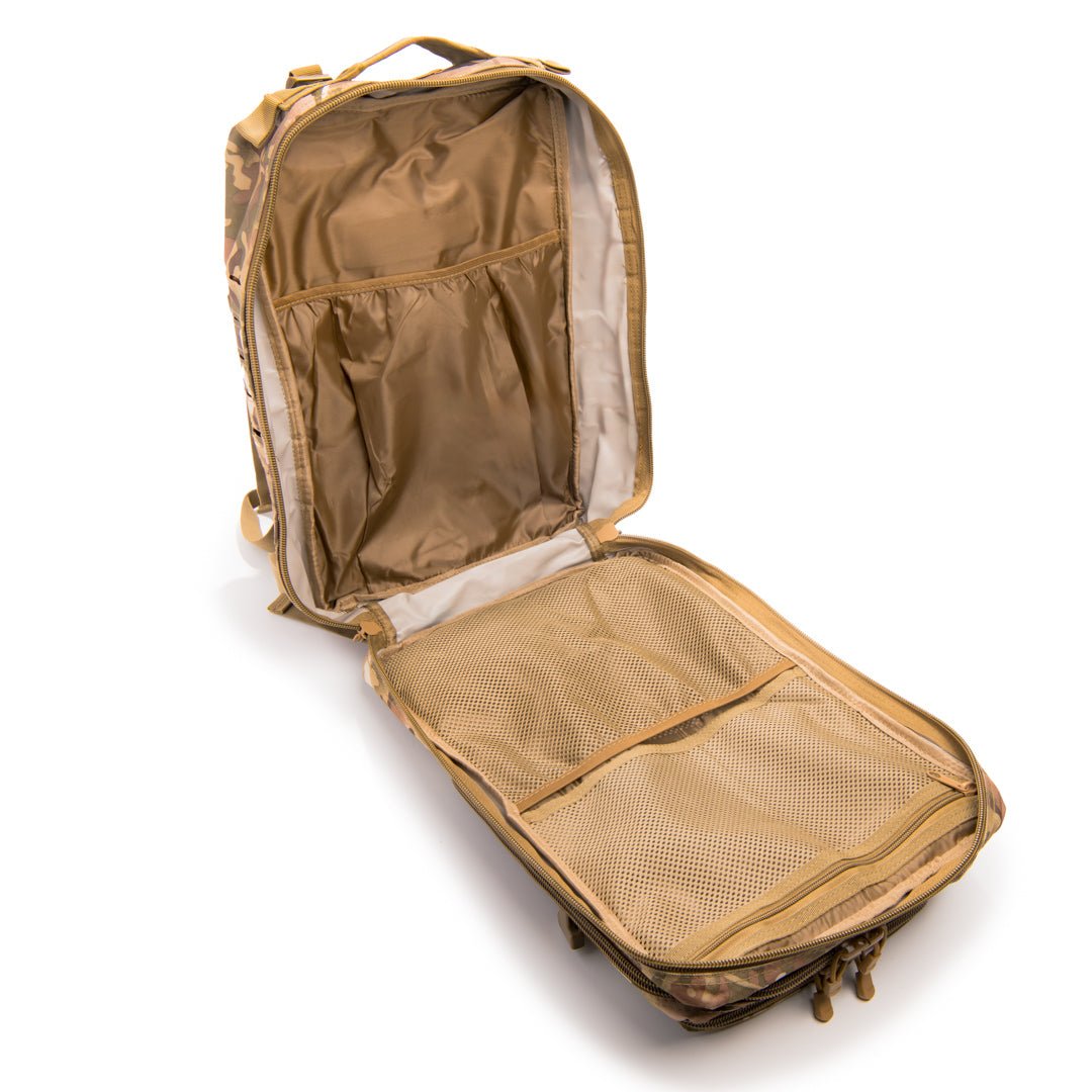 रैटलस्नेक टैक्टिकल लार्ज लेजरकट मोल बैकपैक पिस्टल रिटेंशन सिस्टम के साथ - फोर्ज़ा स्पोर्ट्स