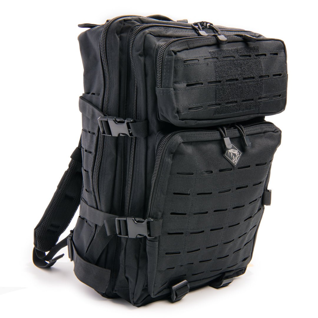 रैटलस्नेक टैक्टिकल लार्ज लेजरकट मोल बैकपैक पिस्टल रिटेंशन सिस्टम के साथ - फोर्ज़ा स्पोर्ट्स