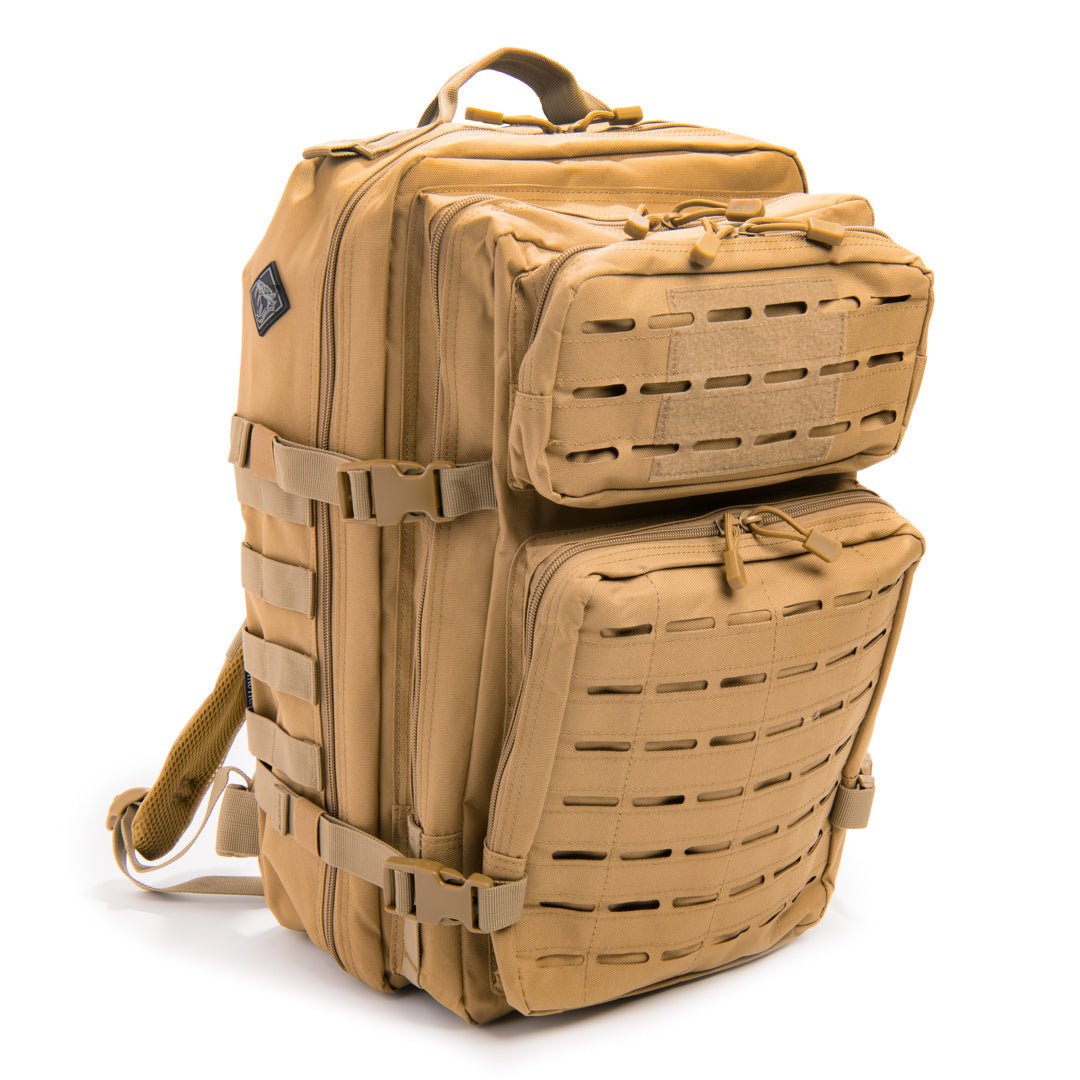 रैटलस्नेक टैक्टिकल लार्ज लेजरकट मोल बैकपैक पिस्टल रिटेंशन सिस्टम के साथ - फोर्ज़ा स्पोर्ट्स