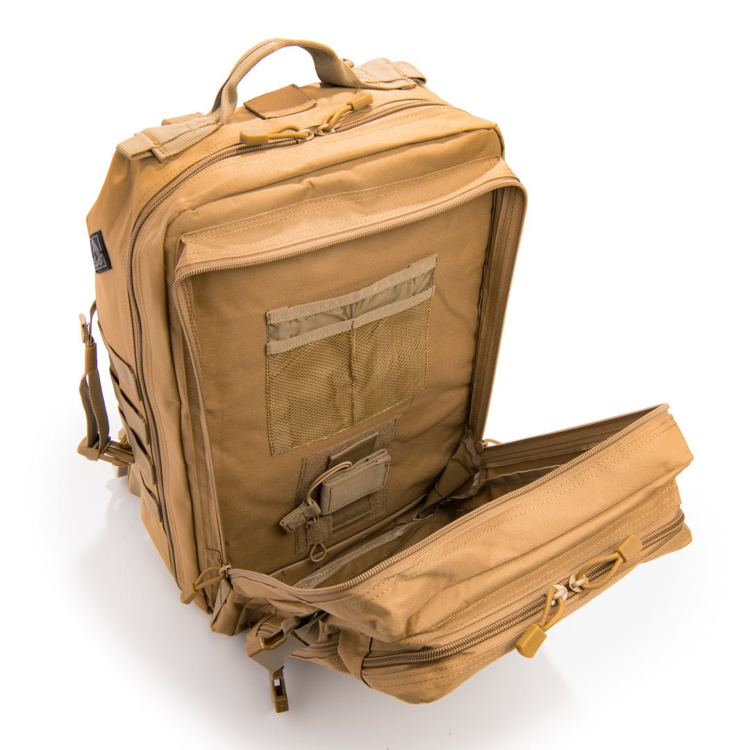 रैटलस्नेक टैक्टिकल लार्ज लेजरकट मोल बैकपैक पिस्टल रिटेंशन सिस्टम के साथ - फोर्ज़ा स्पोर्ट्स