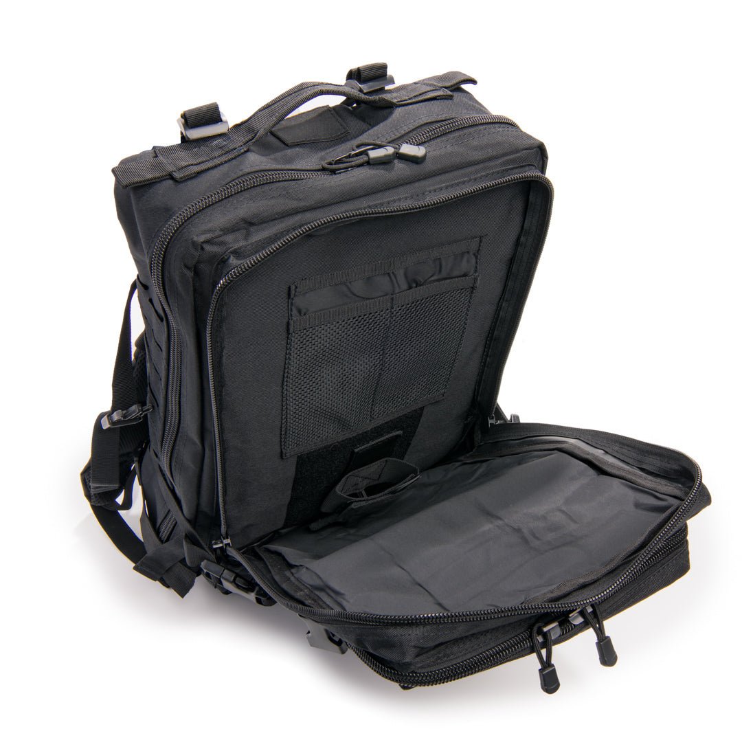 रैटलस्नेक टैक्टिकल लार्ज लेजरकट मोल बैकपैक पिस्टल रिटेंशन सिस्टम के साथ - फोर्ज़ा स्पोर्ट्स