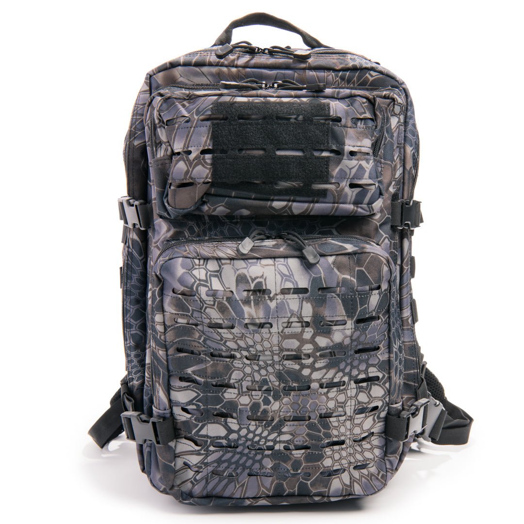 रैटलस्नेक टैक्टिकल लार्ज लेजरकट मोल बैकपैक पिस्टल रिटेंशन सिस्टम के साथ - फोर्ज़ा स्पोर्ट्स