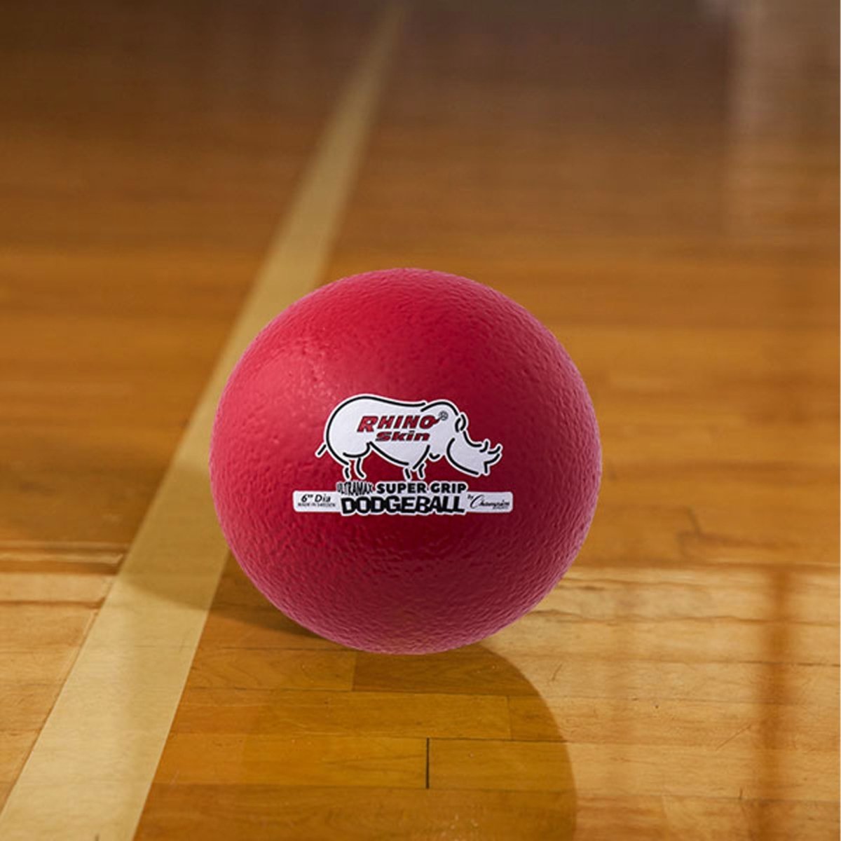 Champion Sports 6" Rhino Skin Ultra Max Dodgeball - Red - Forza Sports
