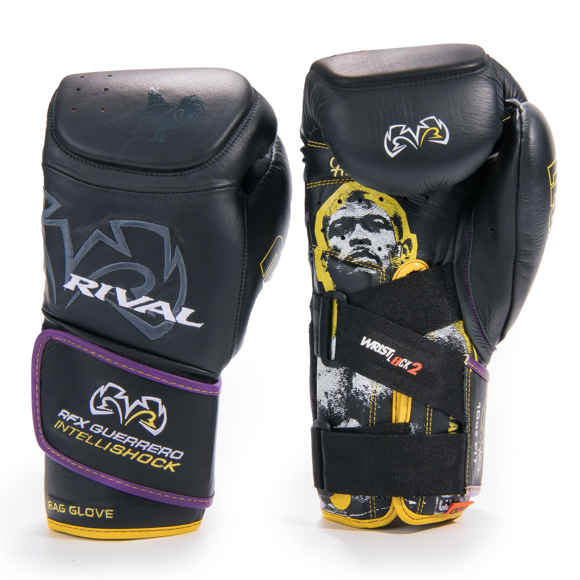 RIVAL Boxing RFX-Guerrero Intelli-Shock 2.0 Bag Gloves - Roy Jones